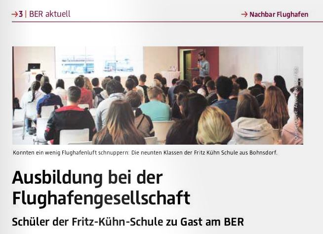 Ausbildung beim BER